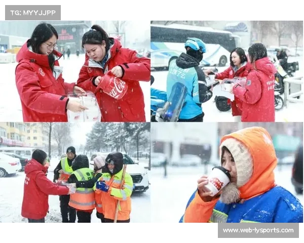 施工现场：工人冒雪安装场馆设施 学生期待眼神